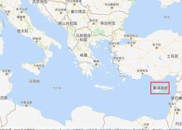 塞浦路斯在哪儿，属于哪个洲？
