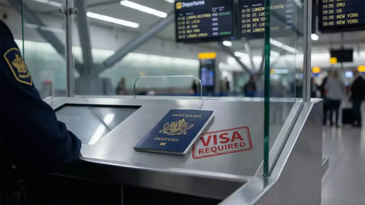 圣卢西亚护照免签政策最新 英国取消圣卢西亚免签待遇